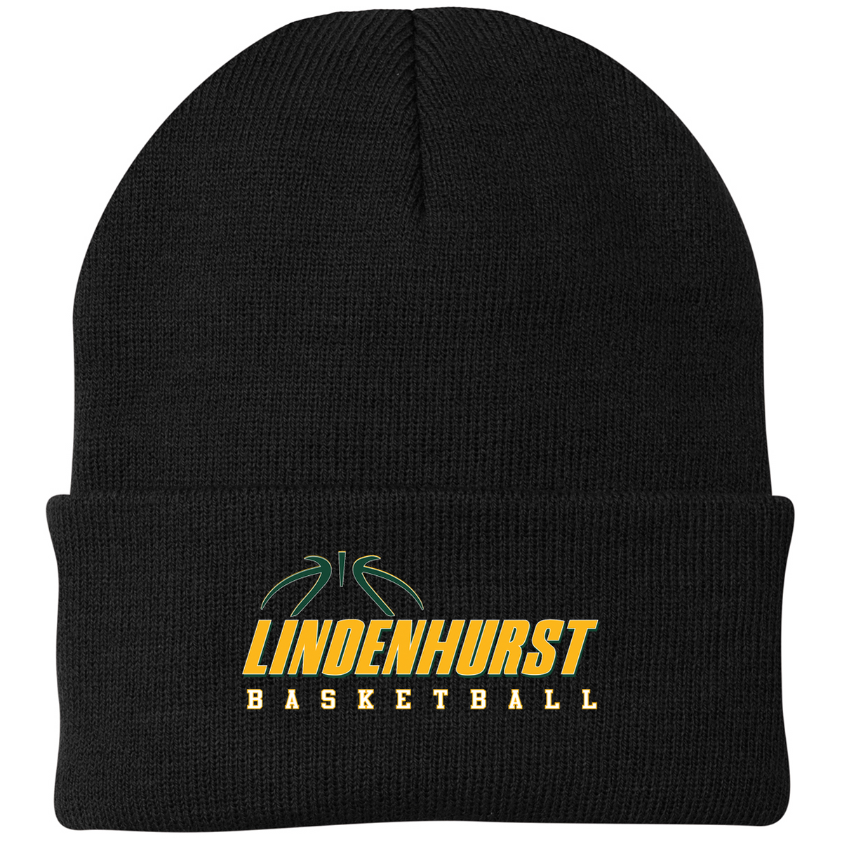 Lindenhurst Basketball Knit Beanie