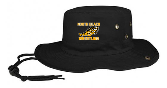 North Beach Wrestling Black Bucket Hat