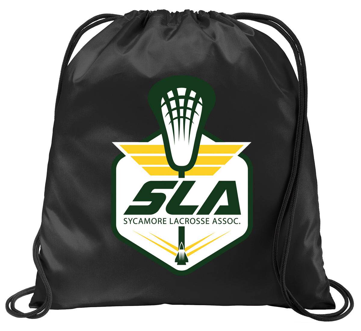Sycamore Lacrosse Association Black Cinch Pack