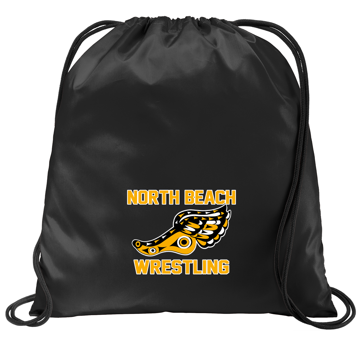 North Beach Wrestling Black Cinch Pack