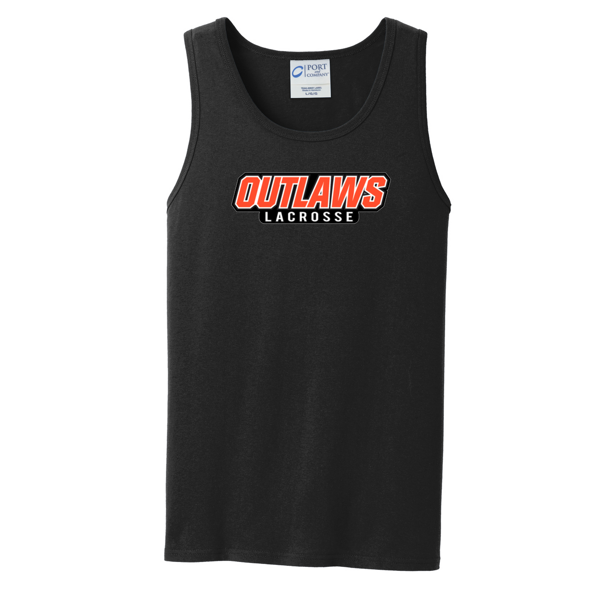 Outlaws Lacrosse Sleeveless Cotton Tank Top