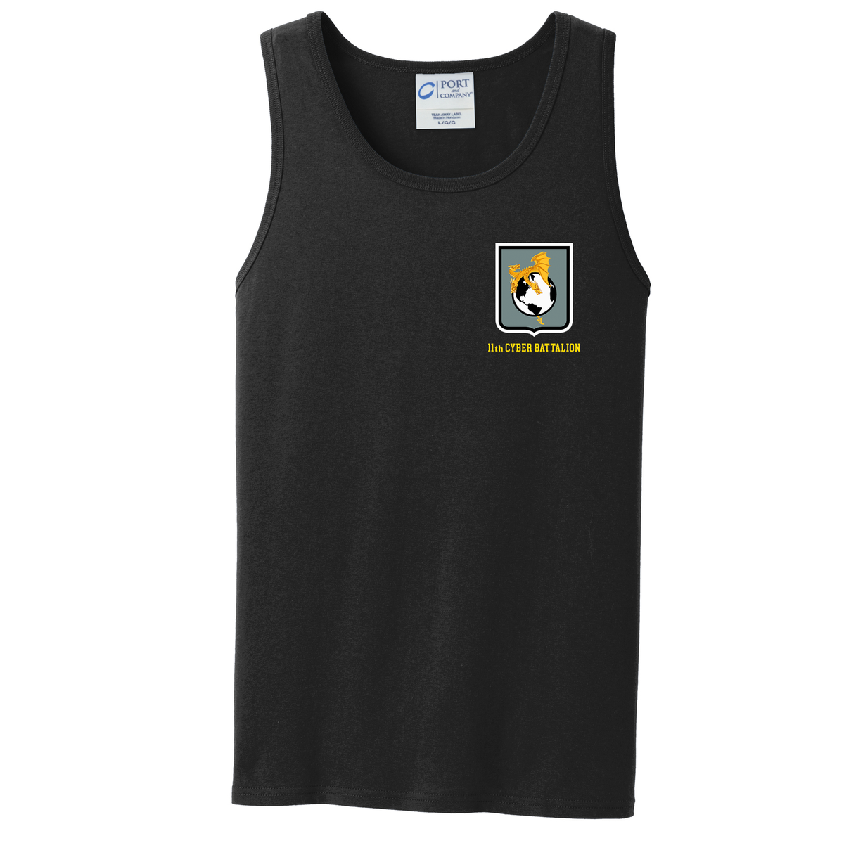 11th Cyber Battalion Sleeveless Cotton Tank Top