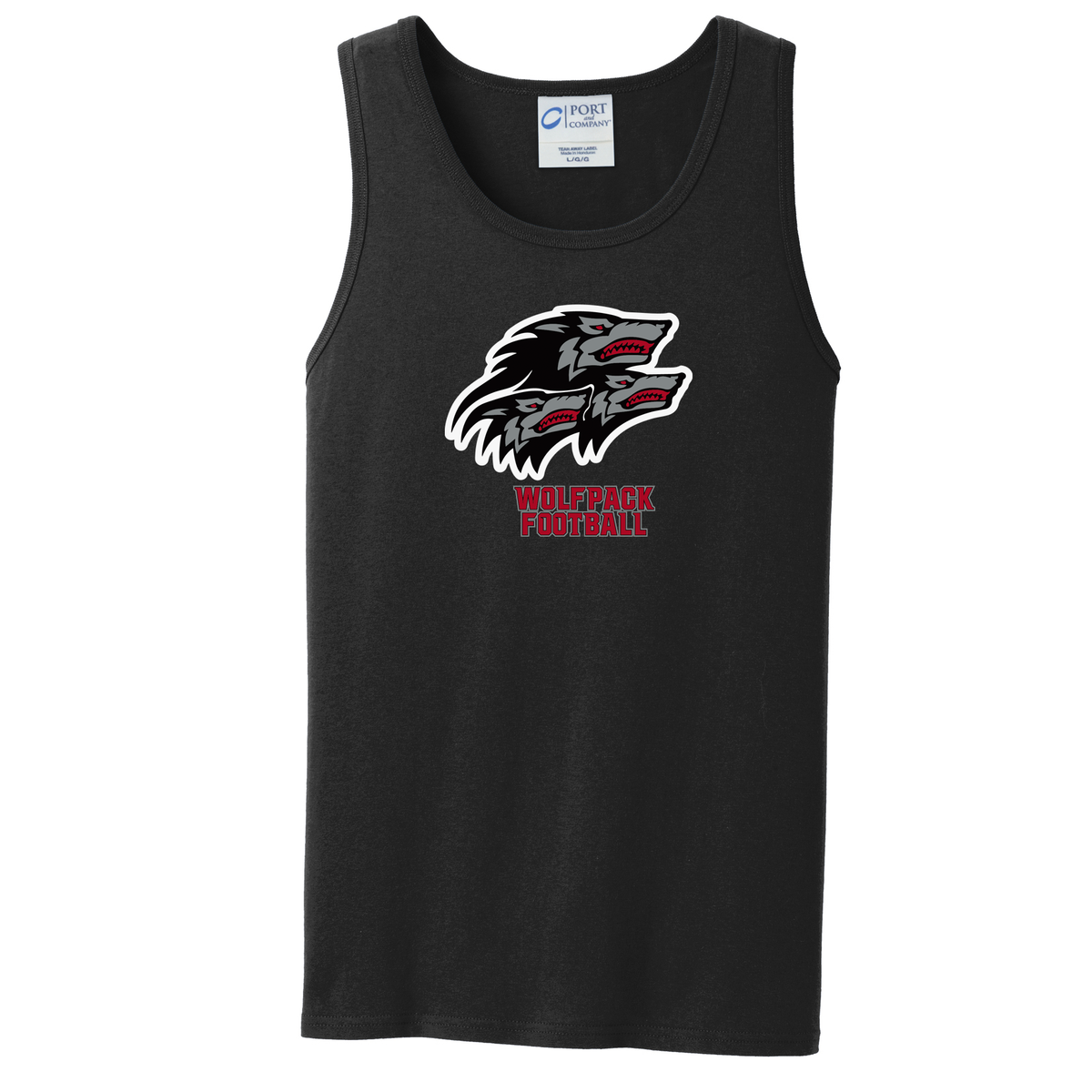 North Houston Wolfpack Football Sleeveless Cotton Tank Top