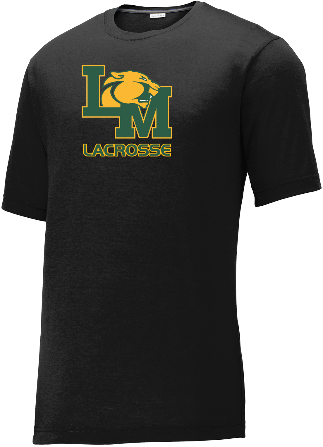 Little Miami Lacrosse Black CottonTouch Performance T-Shirt