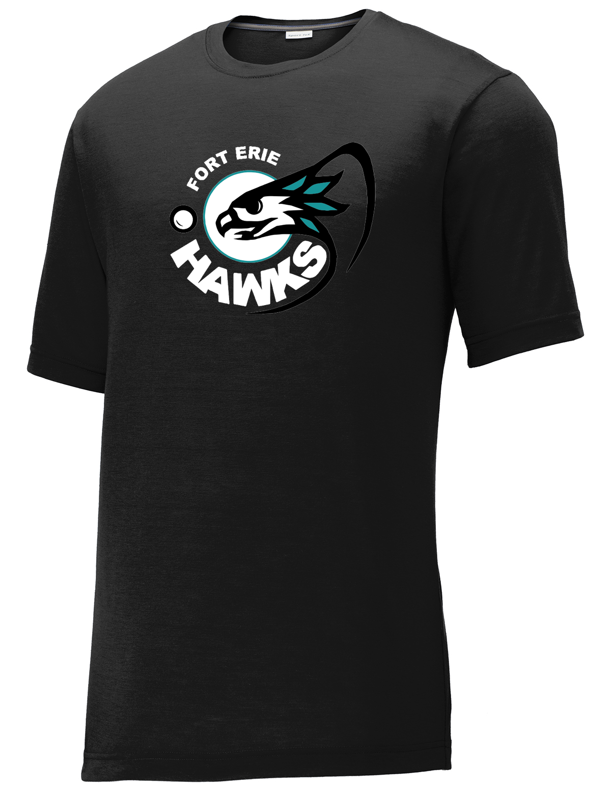 Fort Erie Hawks Black CottonTouch Performance T-Shirt