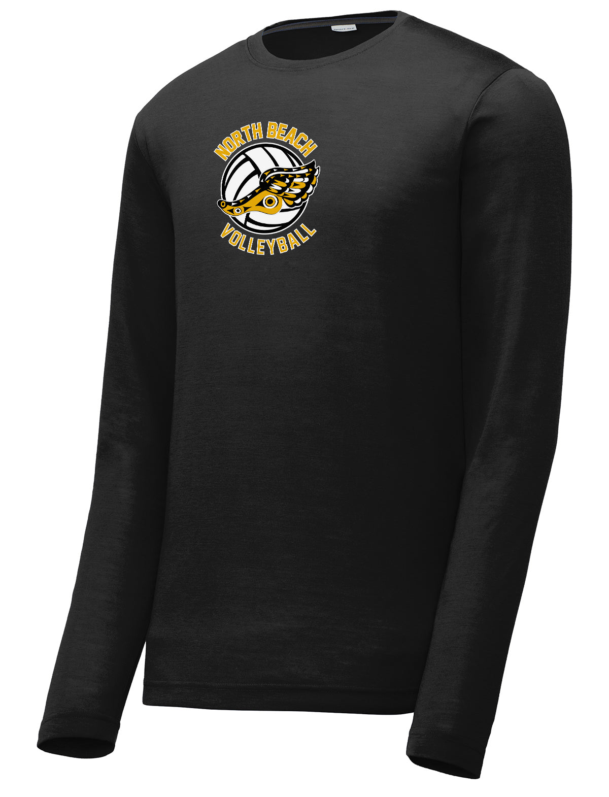 North Beach Volleyball Long Sleeve CottonTouch Performance Shirt