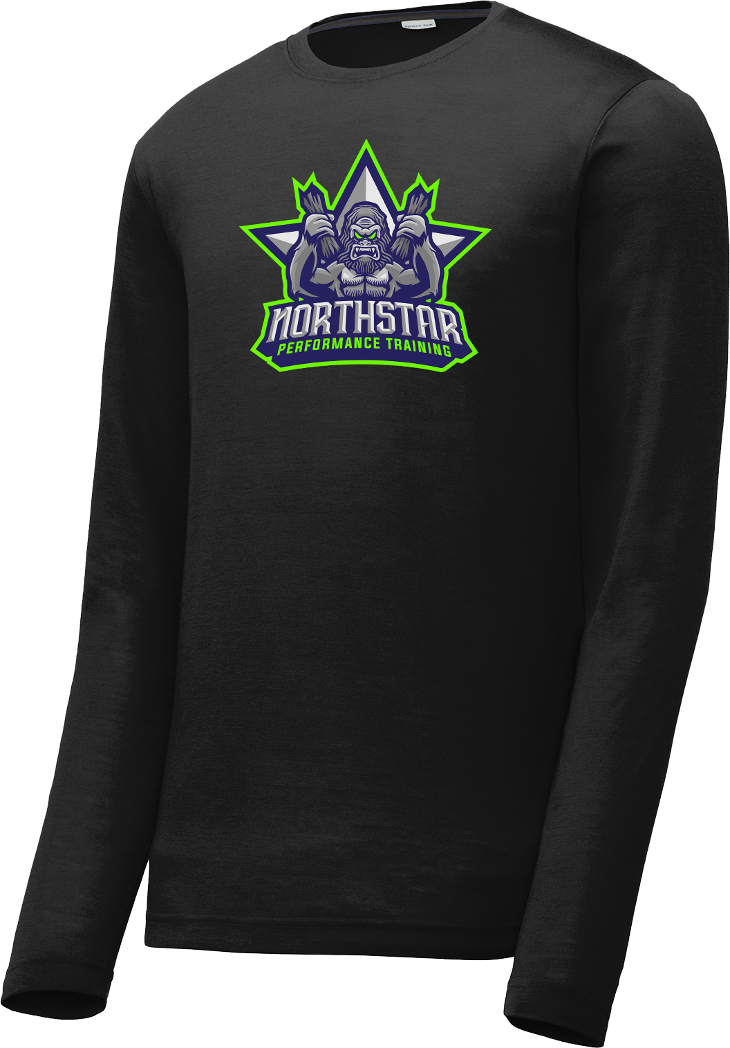 Northstar Performance Training Black Long Sleeve CottonTouch Performance Shirt