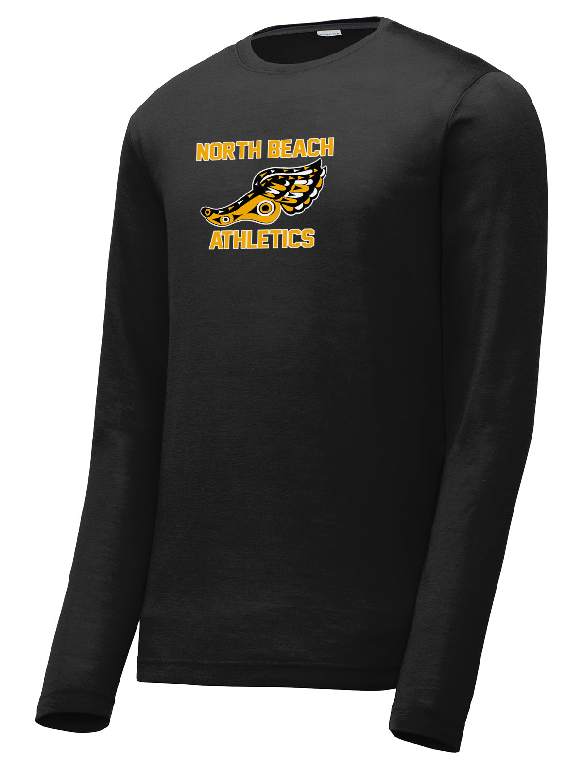 North Beach Athletics Long Sleeve CottonTouch Performance Shirt