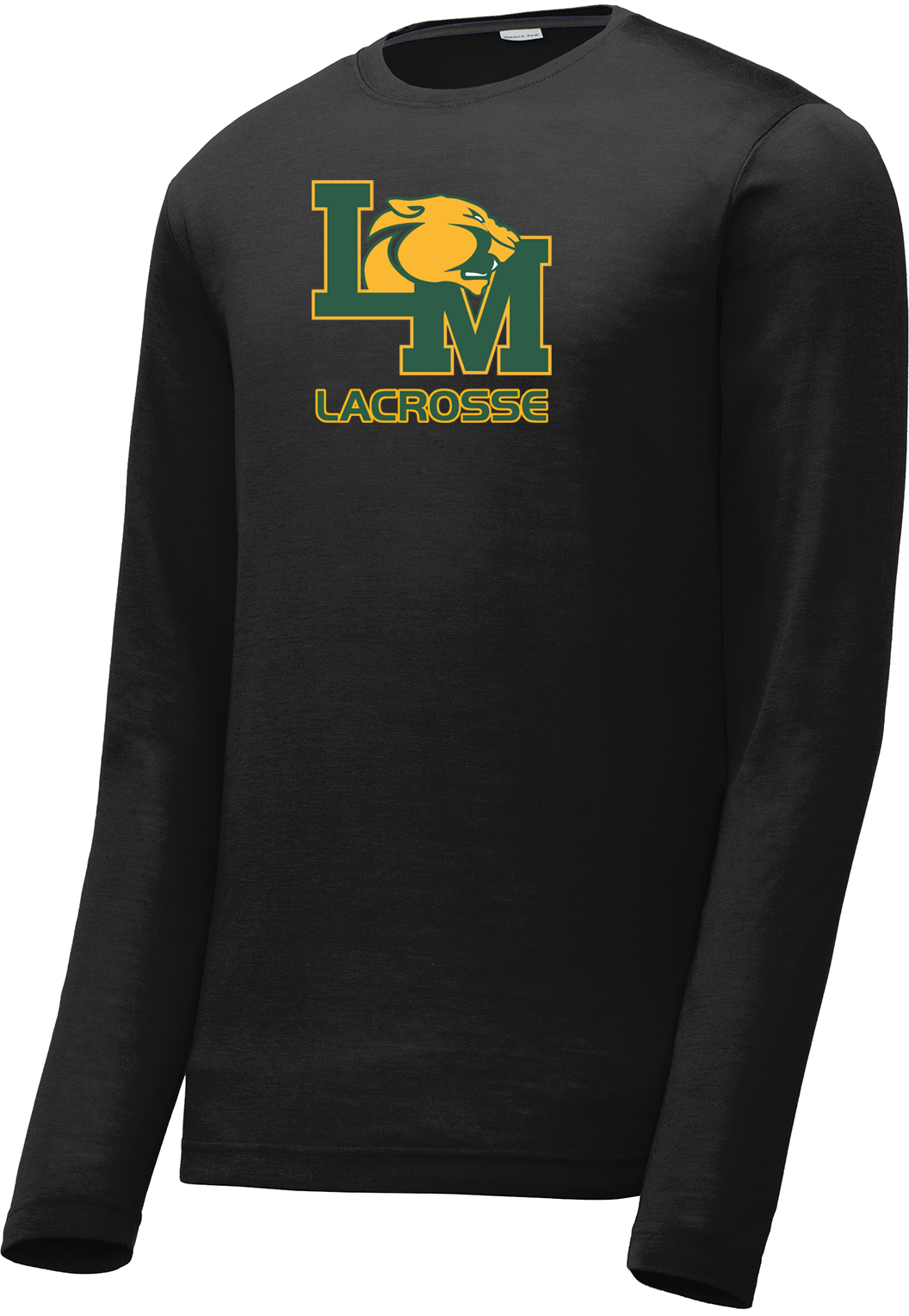 Little Miami Lacrosse Black Long Sleeve CottonTouch Performance Shirt