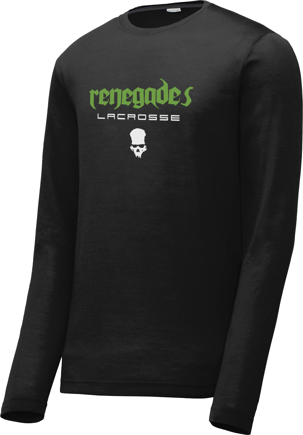 Renegades Lacrosse Black Long Sleeve CottonTouch Performance Shirt