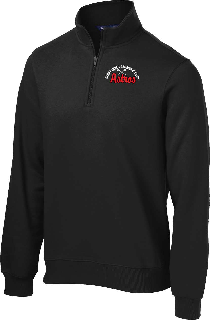 Derry Girls Lacrosse Men's Black 1/4 Zip Fleece