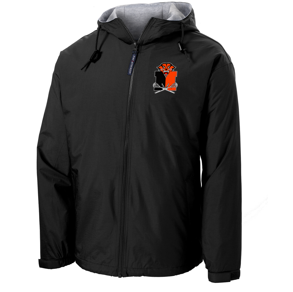 Monroe Lacrosse Black Hooded Jacket