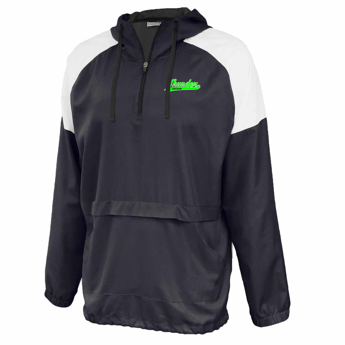 Long Island Thunder Softball Anorak Hooded Quarterzip