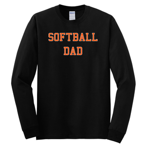 Somerville Softball Dad Cotton Long Sleeve Shirt