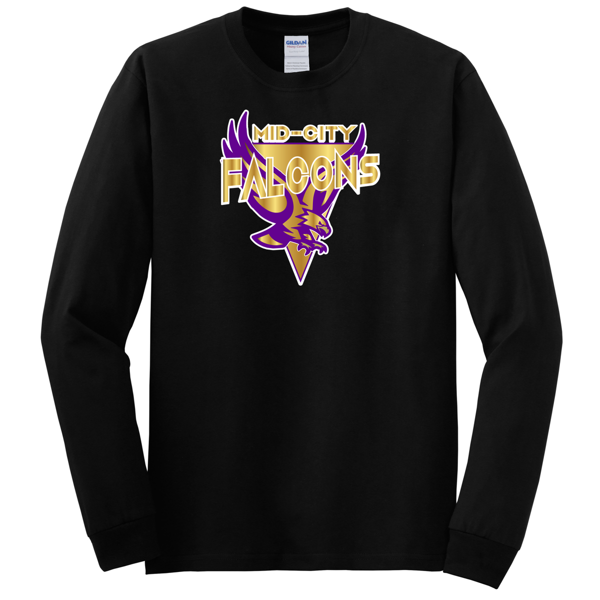 Mid-City Falcons  Cotton Long Sleeve Shirt