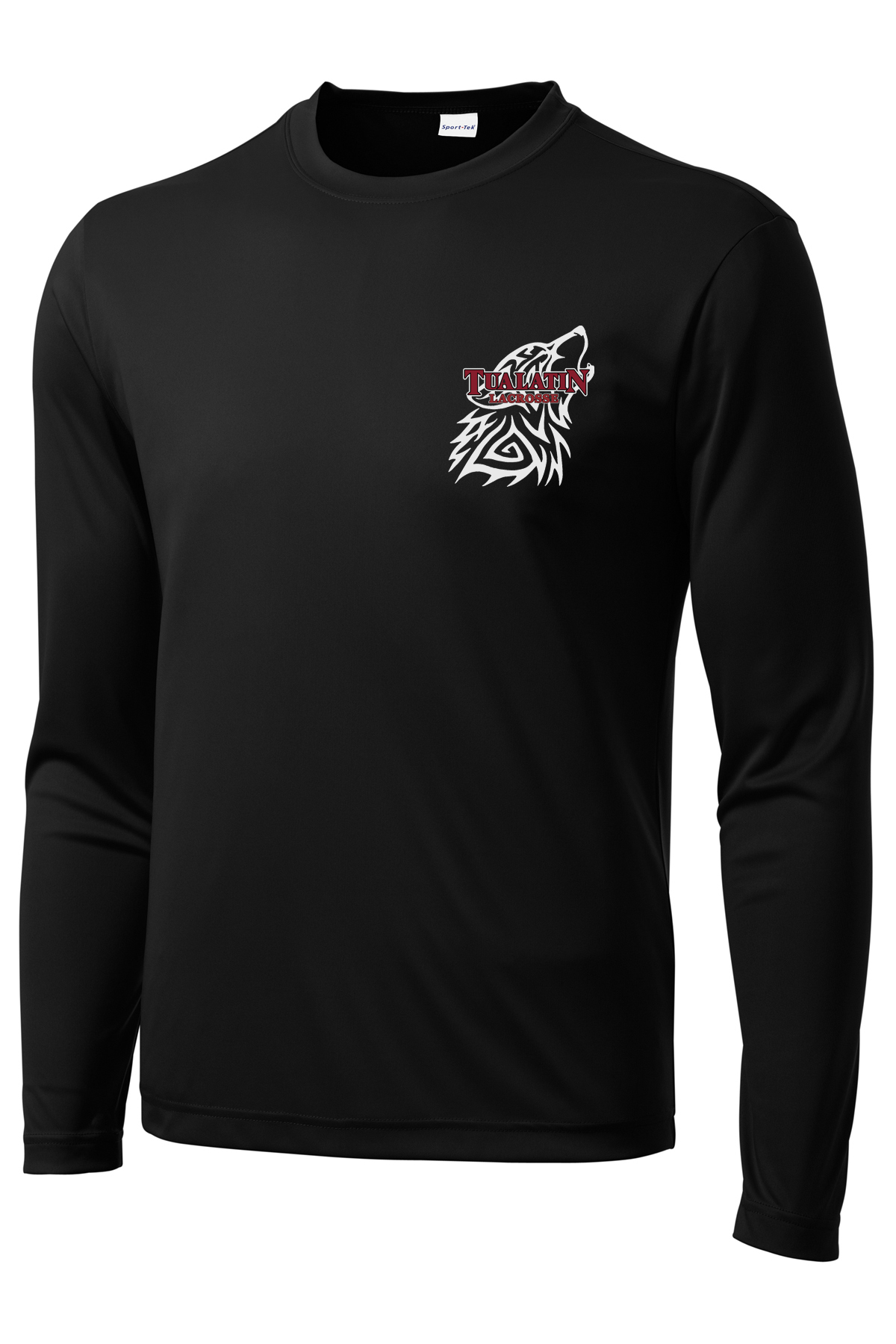 Tualatin Black Long-Sleeve Performance Shirt