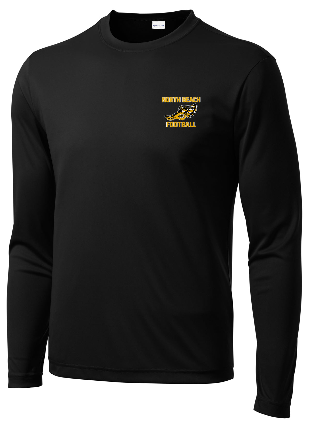 North Beach Football Long Sleeve Performance Shirt