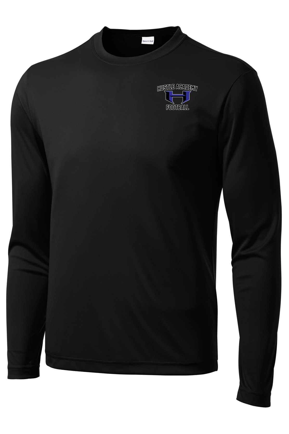 Hustle Academy Football Long Sleeve Performance Shirt