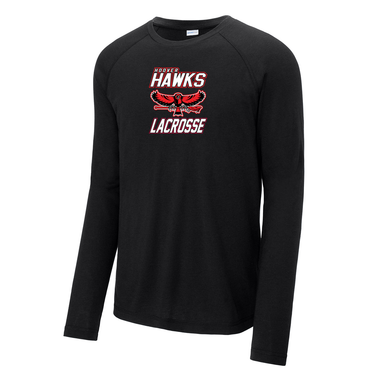 Hawks Lacrosse Long Sleeve Raglan CottonTouch