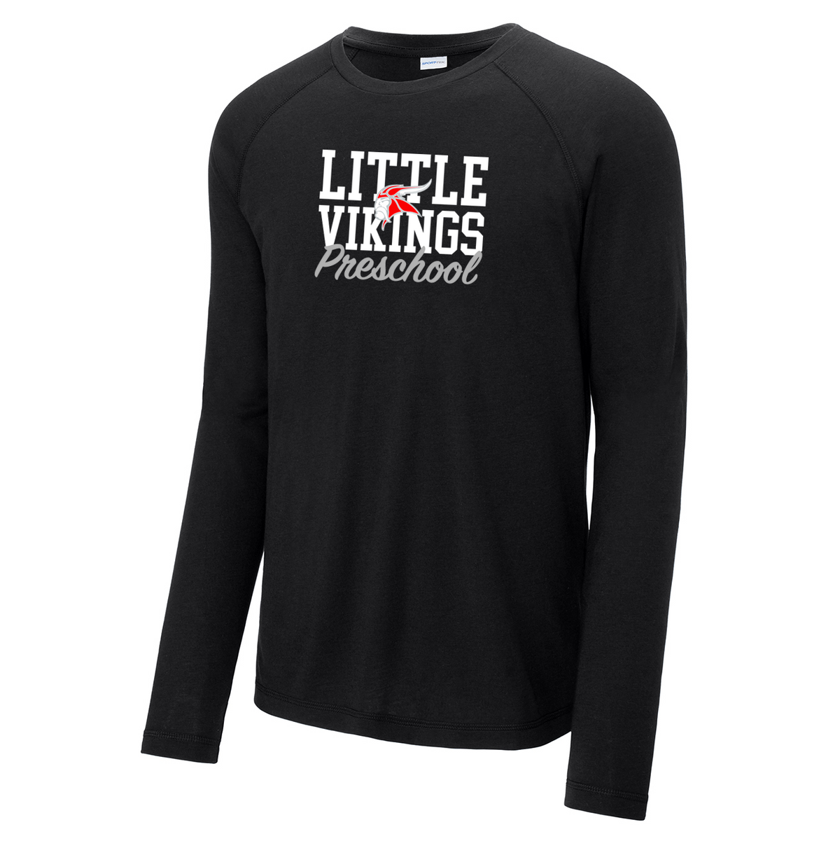 HF Little Vikings Preschool Long Sleeve Raglan CottonTouch