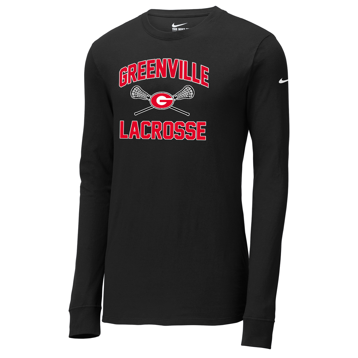 Greenville Girls Lacrosse Nike Core Cotton Long Sleeve Tee