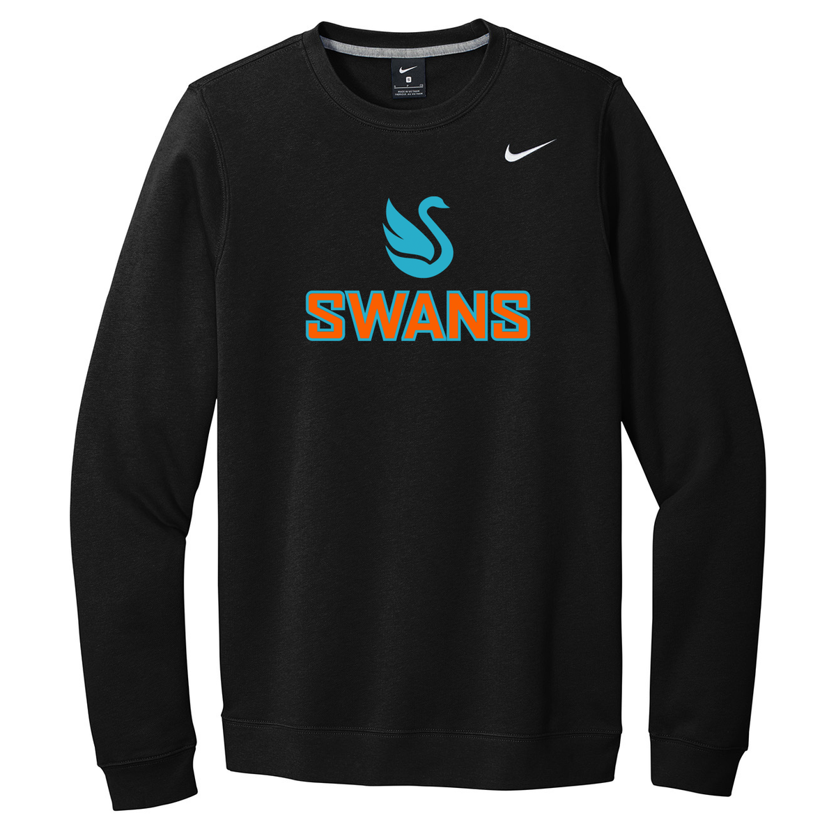 Swans Lacrosse Nike Fleece Crew Neck