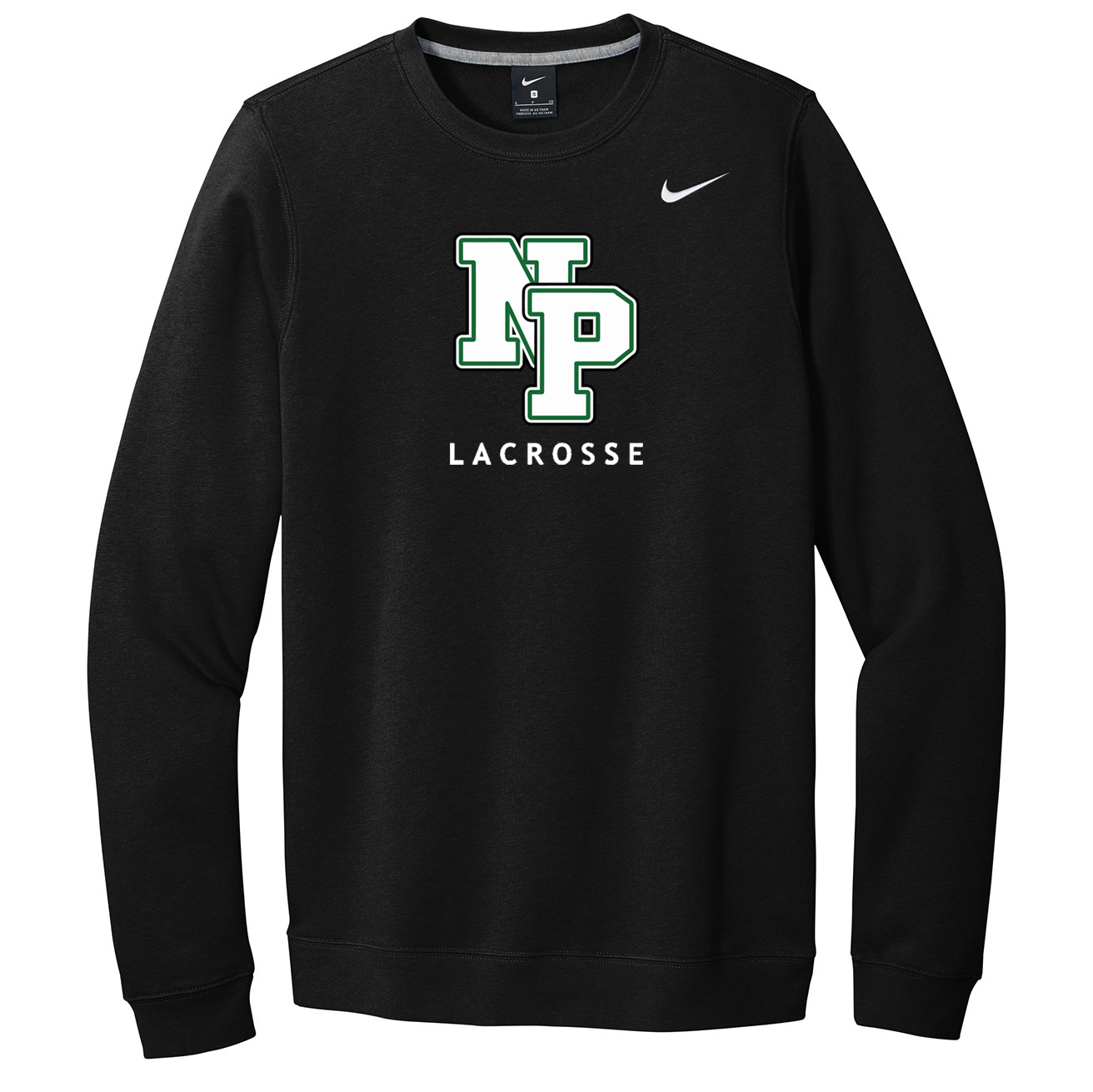 New Providence Lacrosse Nike Fleece Crew Neck Blatant Team Store