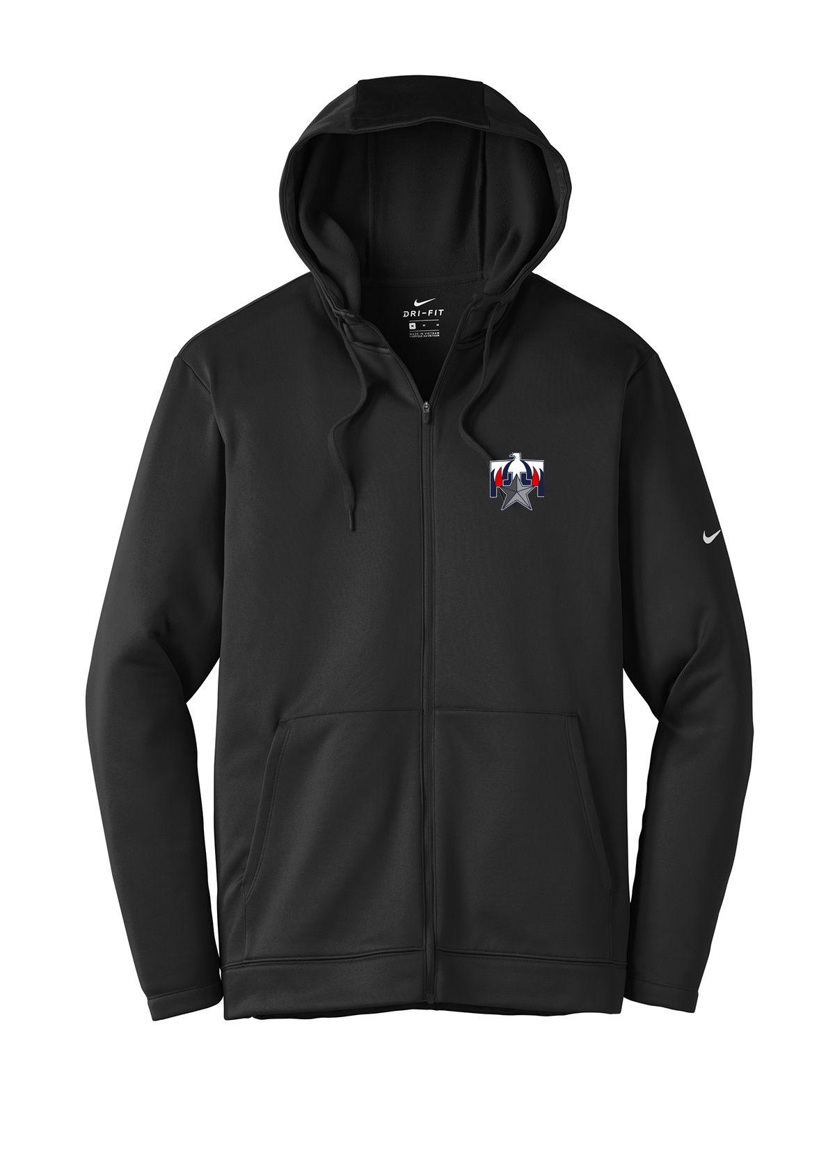 Utah Military Academy Lacrosse - Nike Men's Therma-FIT Full Zip Hoodie