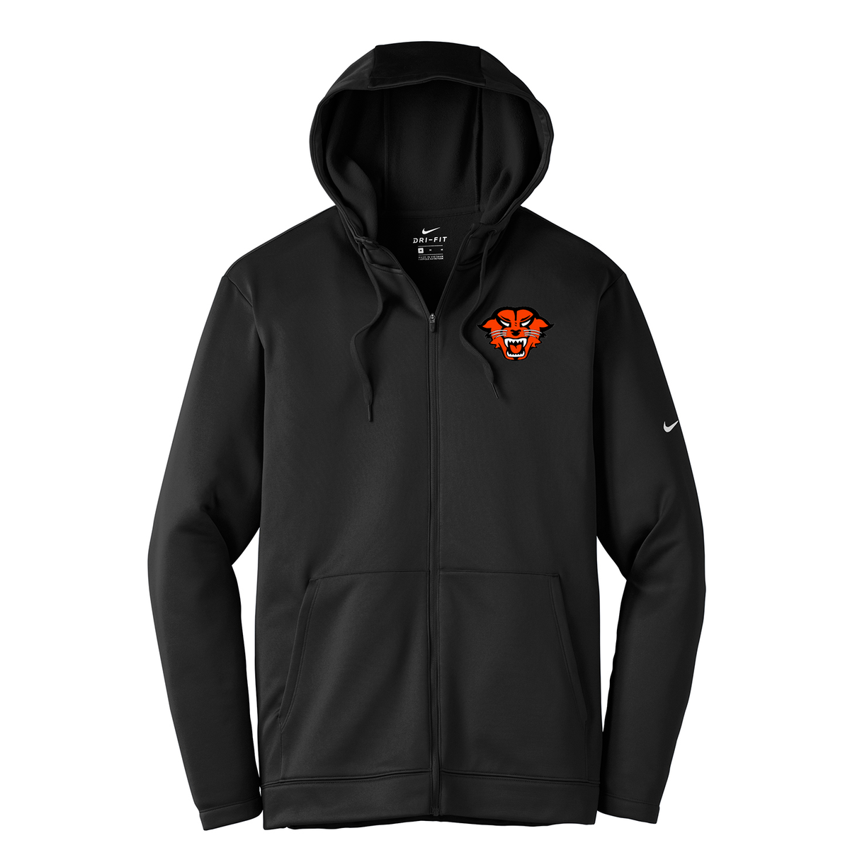 Monroe Bearcats Lacrosse Nike Therma-FIT Full Zip Hoodie