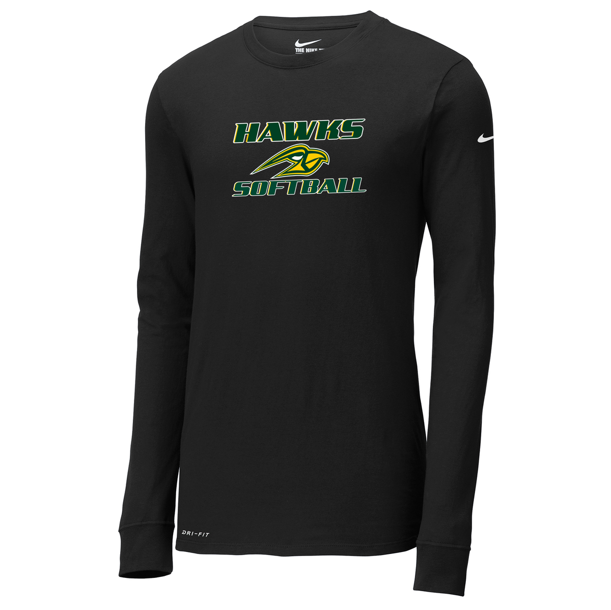 Hillsdale Hawks Nike Dri-FIT Long Sleeve Tee