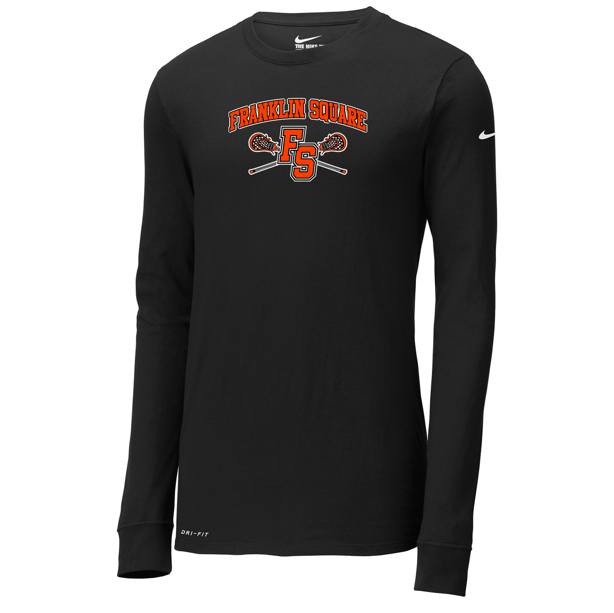 Franklin Square Lacrosse Nike Dri-FIT Long Sleeve Tee