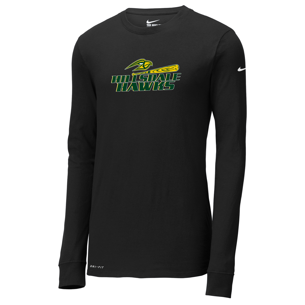 Hillsdale Hawks Nike Dri-FIT Long Sleeve Tee