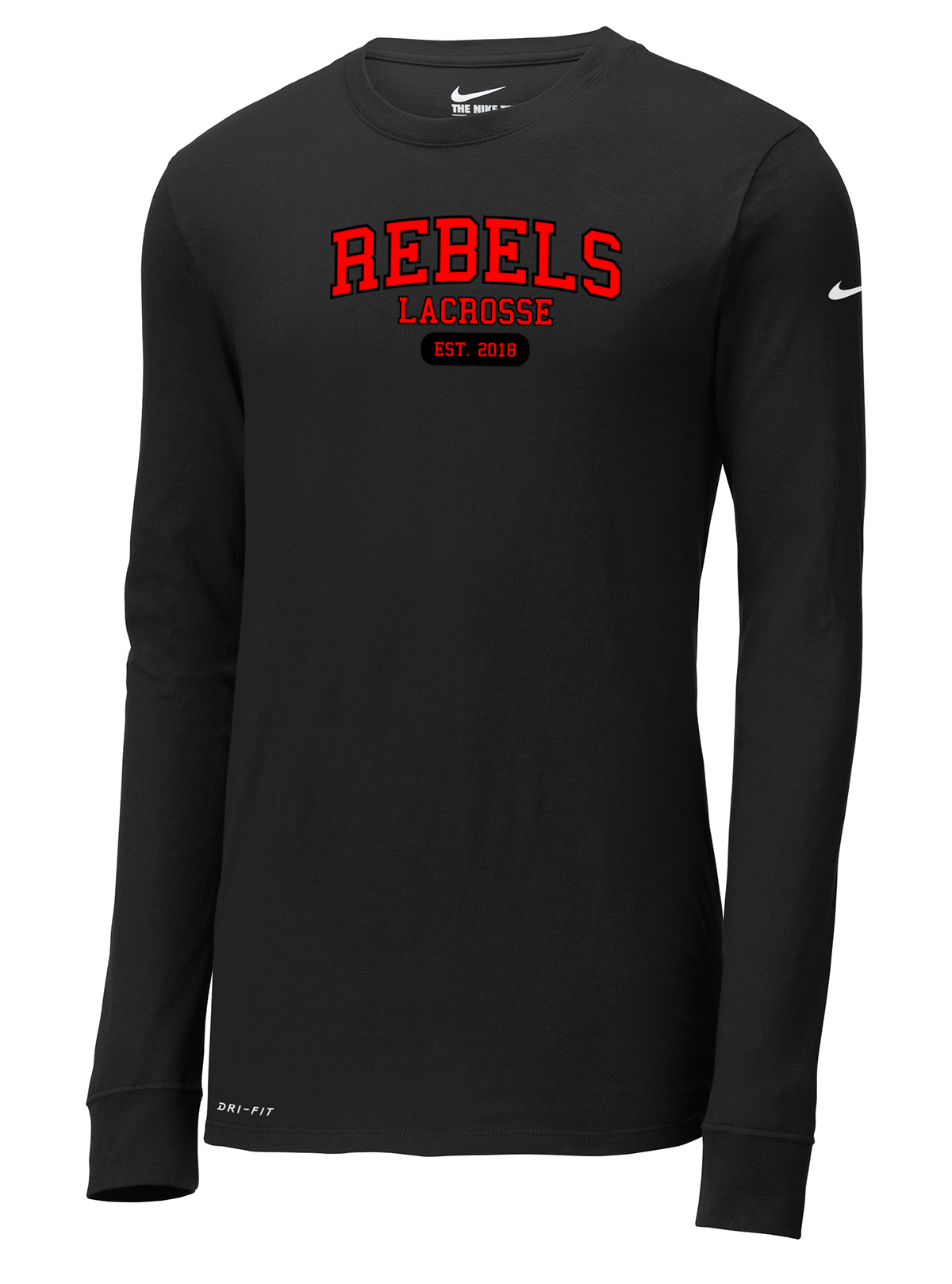 Rebels Lacrosse Nike Dri-FIT Long Sleeve Tee