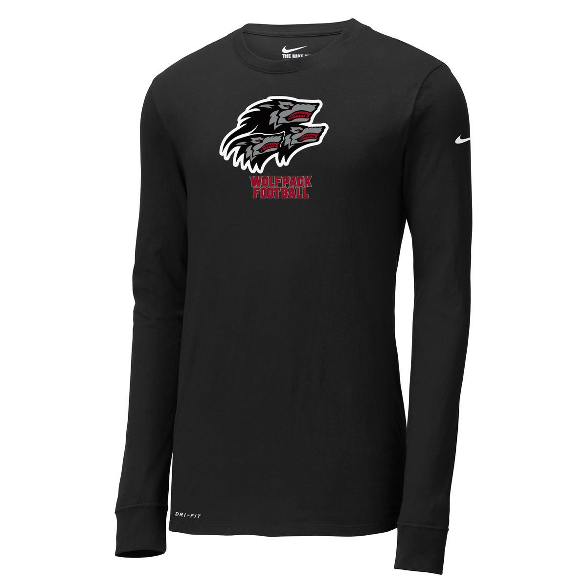 North Houston Wolfpack Football Nike Dri-FIT Long Sleeve Tee