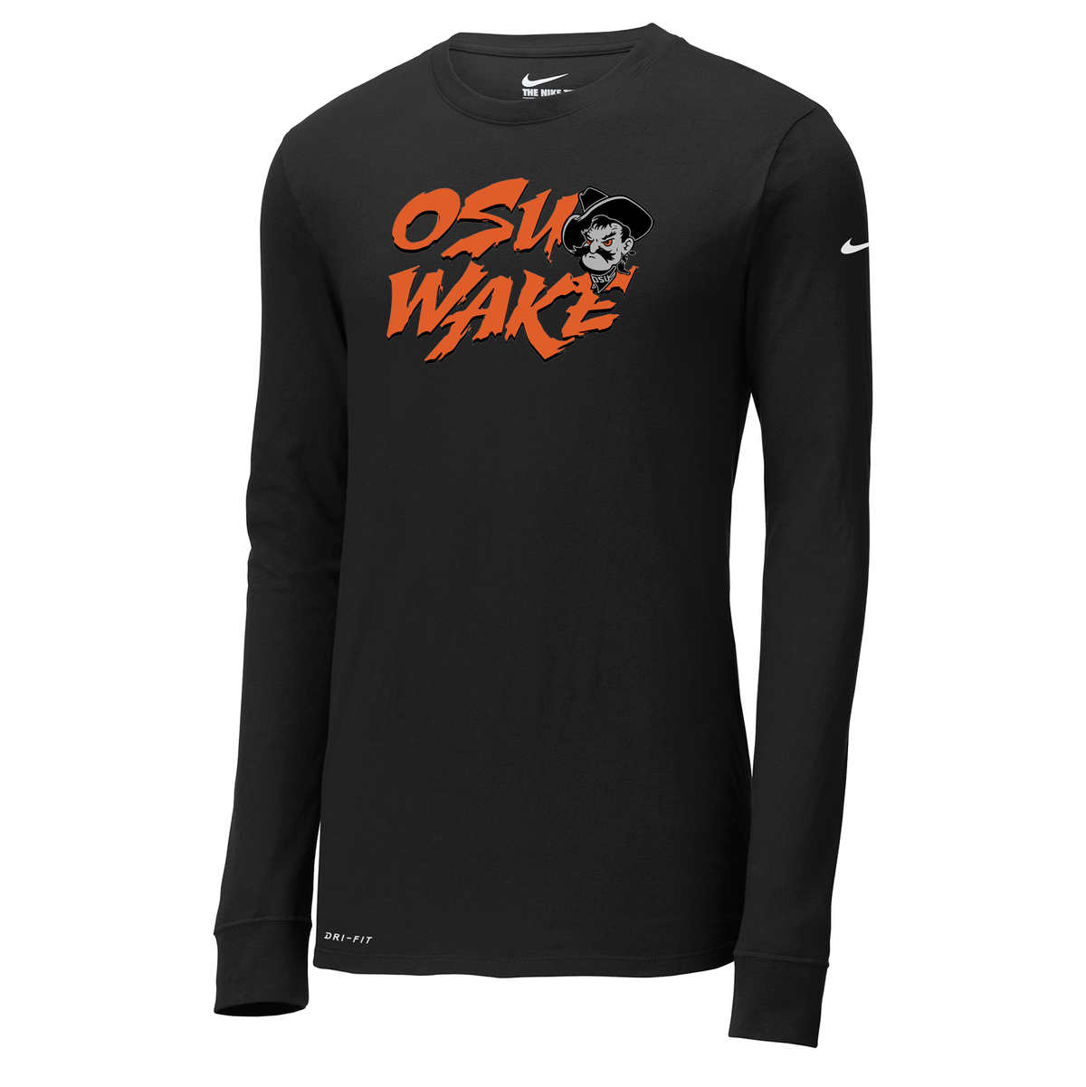 OK State Wakeboarding Nike Dri-FIT Long Sleeve Tee