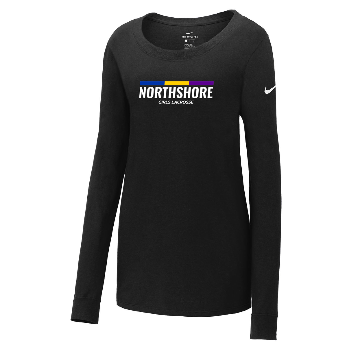 Northshore Lacrosse Nike Ladies Core Cotton Long Sleeve Tee