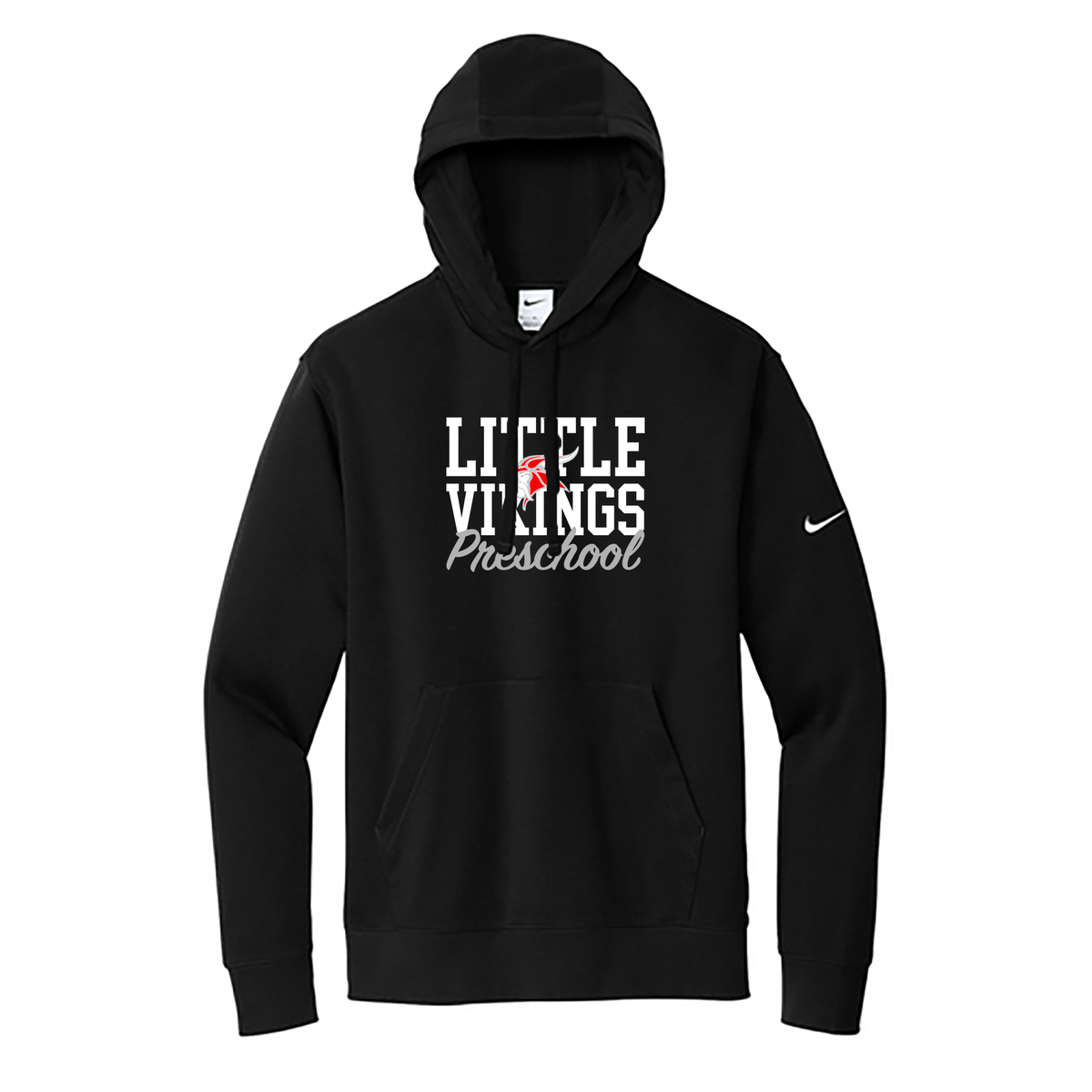 HF Little Vikings Preschool Nike Fleece Swoosh Hoodie