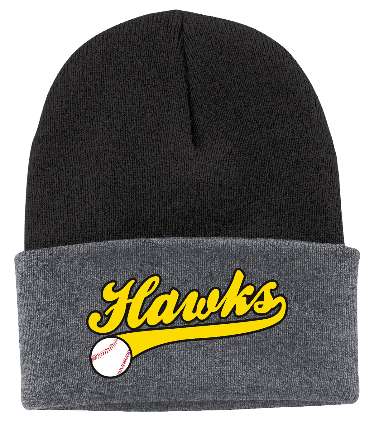 Hawks Baseball Knit Beanie