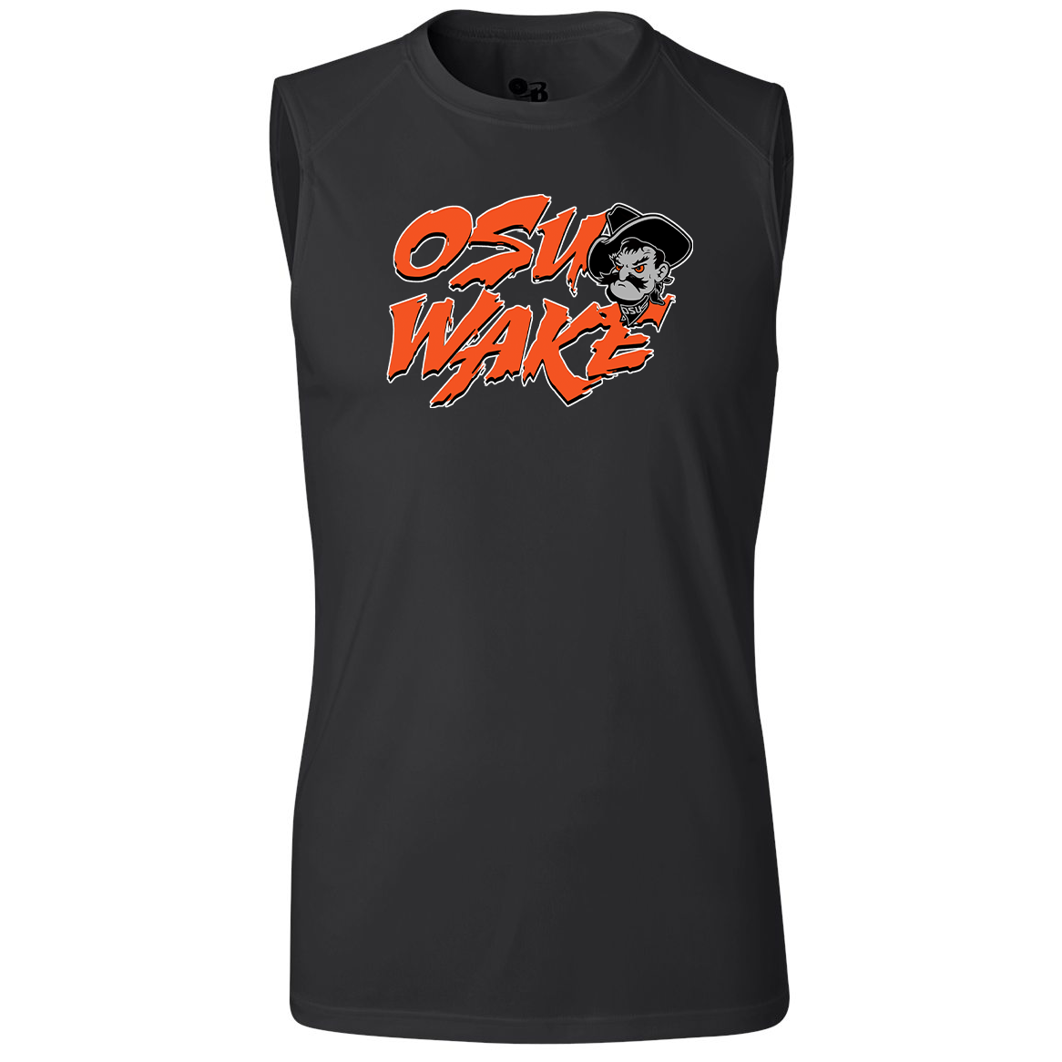 OK State Wakeboarding B-Core Sleeveless Performance Tank