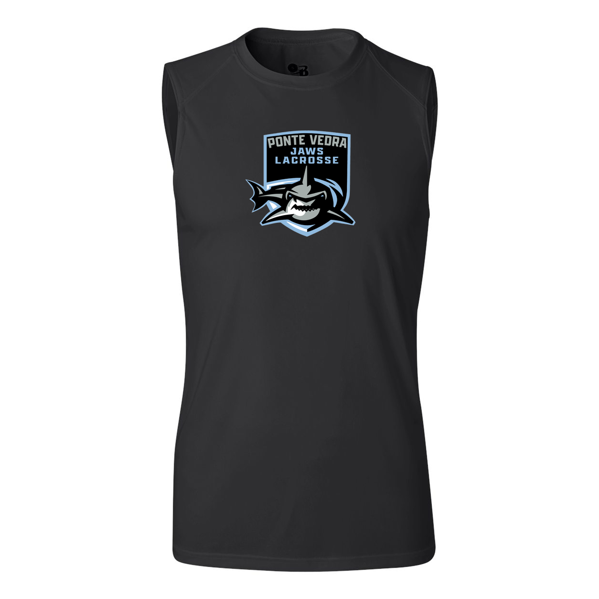 Ponte Vedra JAWS Lacrosse B-Core Sleeveless Performance Tank