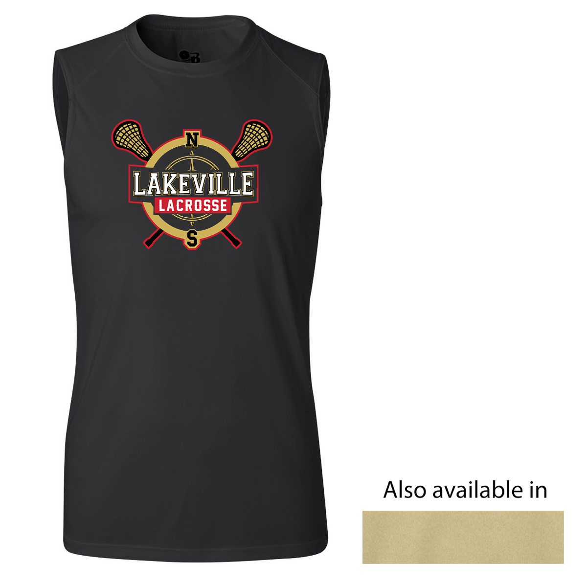 Lakeville Lacrosse Sample B-Core Sleeveless Performance Tank