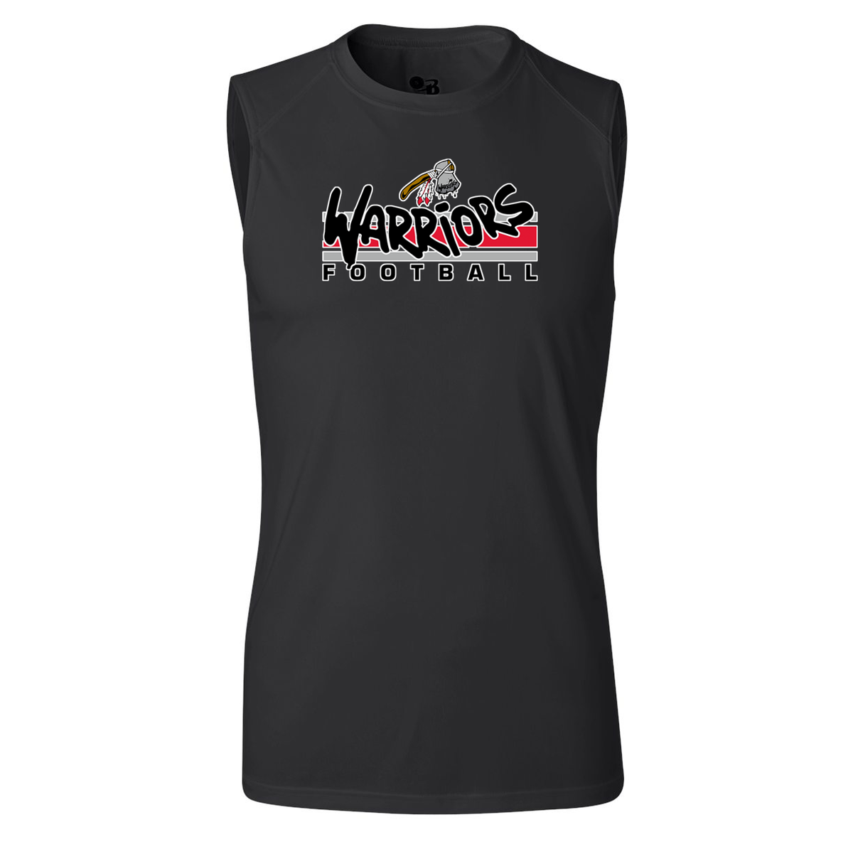 WV Warriors Football B-Core Sleeveless Performance Tank