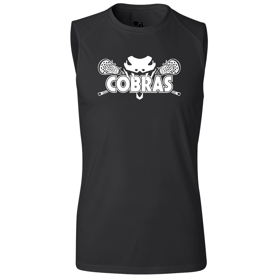 KC Cobras Lacrosse B-Core Sleeveless Performance Tank