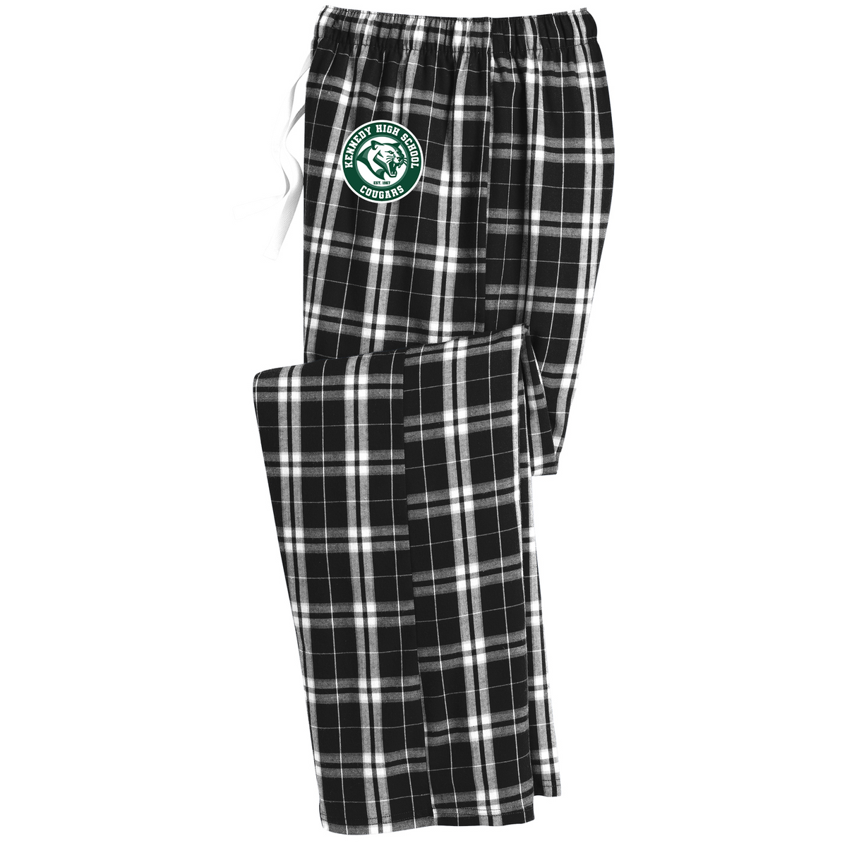 JFK Bellmore Cougars Track and Field Plaid Pajama Pants