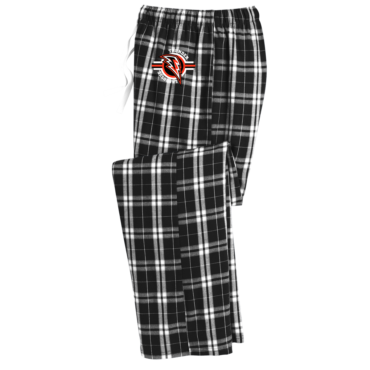 Jersey Thunder Girls Lacrosse Unisex Plaid Pajama Pants