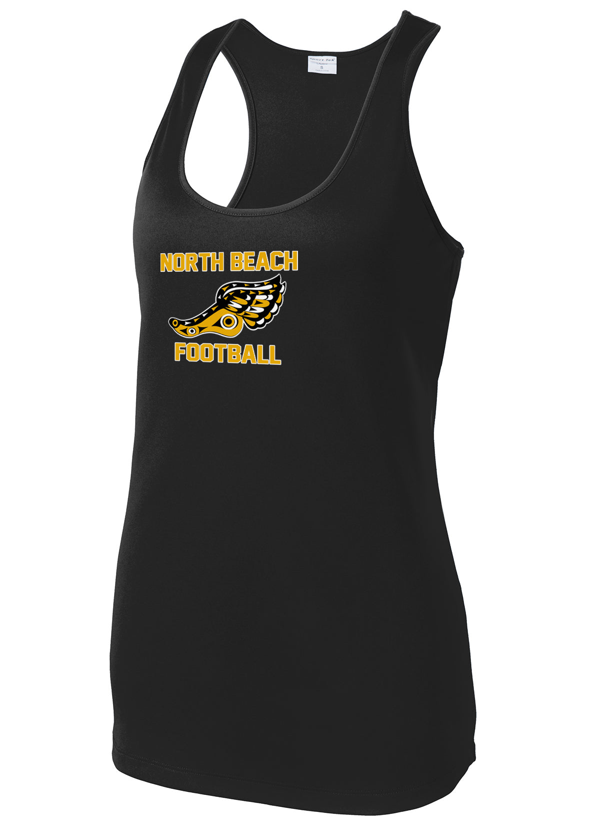 North Beach Football Women's Racerback Tank