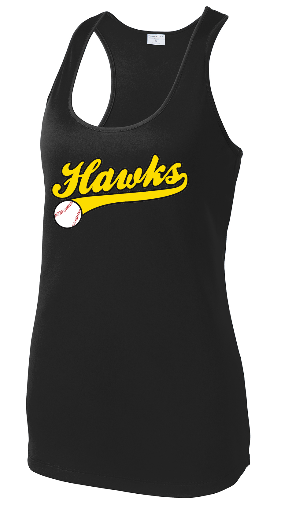 Hawks Baseball Women's Racerback Tank