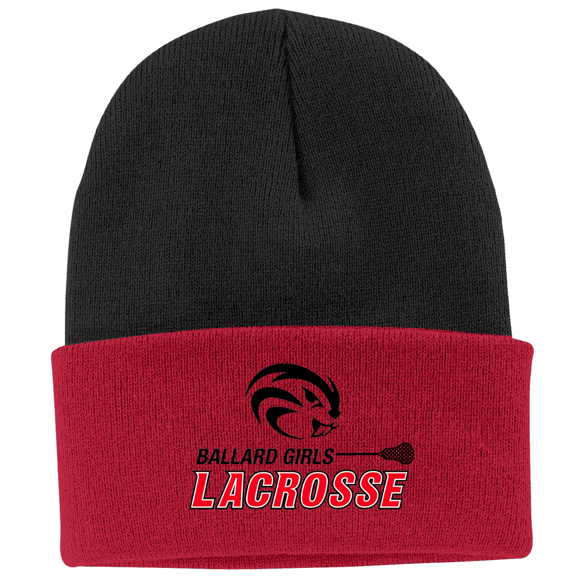 Ballard HS Girls Lacrosse Knit Beanie