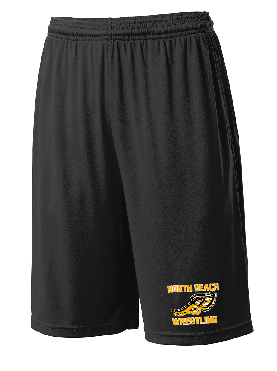 North Beach Wrestling Black Shorts