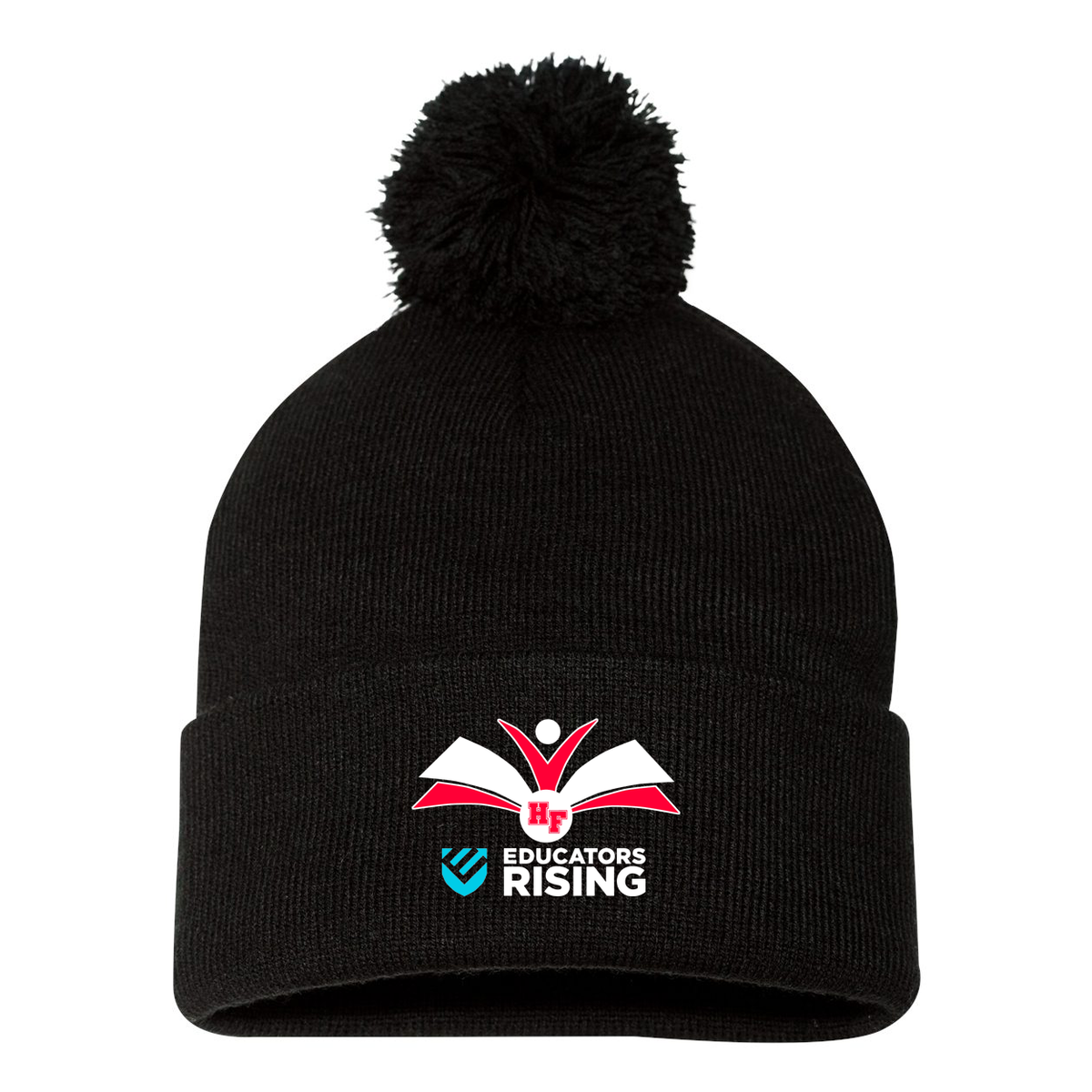 HF Educators Rising Pom-Pom Beanie